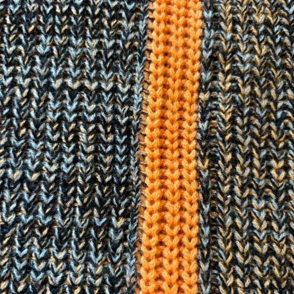 Never worn cotton blend turtleneck multicolored sweater.sz L. NWOT - Picture 7 of 10